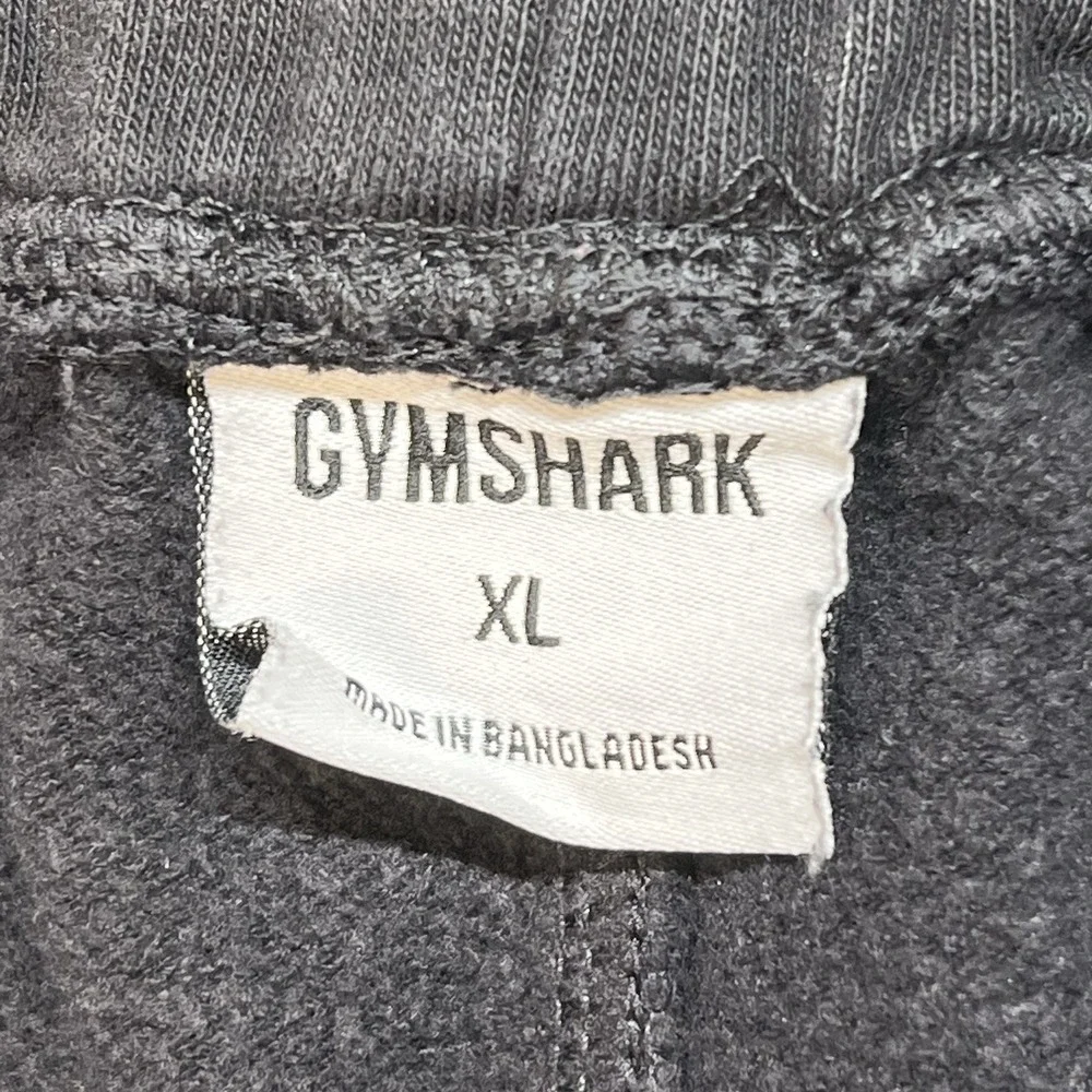 Men's Gymshark Crest Sweatpant Jogger XL Blue Workout‎ Drawstring Tapered (051)
